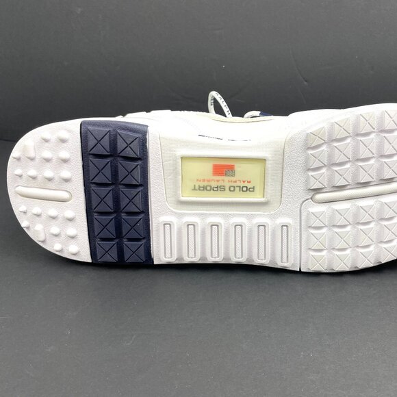 New Polo Ralph Lauren Sport PS200-SK-LTL White Sneaker Mens Shoes Size 14 - Picture 11 of 11